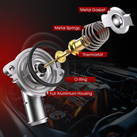 CARORAV side profile with thermostat opening illustrating OEM-dimension compatibility