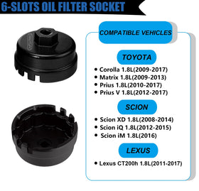 CAROTUPY showing compatibility with 3/8" ratchet and 27mm hex drive