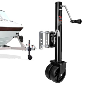 CARPEAK front view showing bolt-on trailer jack for secure installation