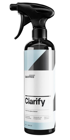 CARPRO Clarify front label showing product name and volume, communicates clarity benefits