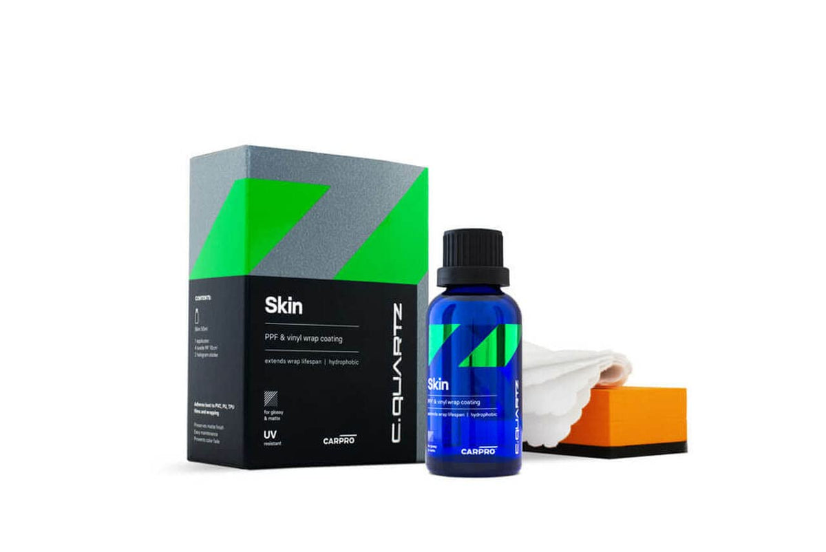 CARPRO bottle front view showing product and compact 50mL size benefit