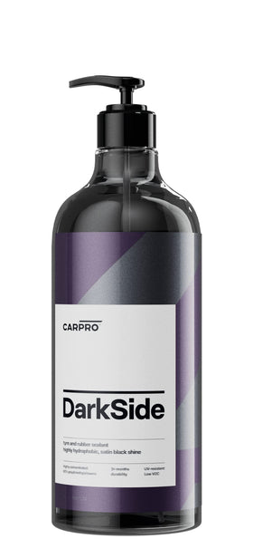 CARPRO DarkSide bottle front view showing product packaging and benefit