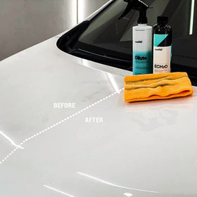 Using clay bar with CARPRO ECH2O lubricant to prevent marring and ease decontamination