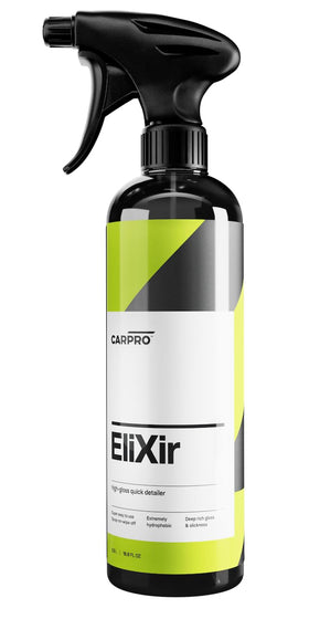 CARPRO Elixir front bottle shot showing product and clear benefit of glossy finish