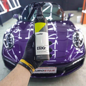 CARPRO Elixir used in driveway detailing scene showing fast, professional results