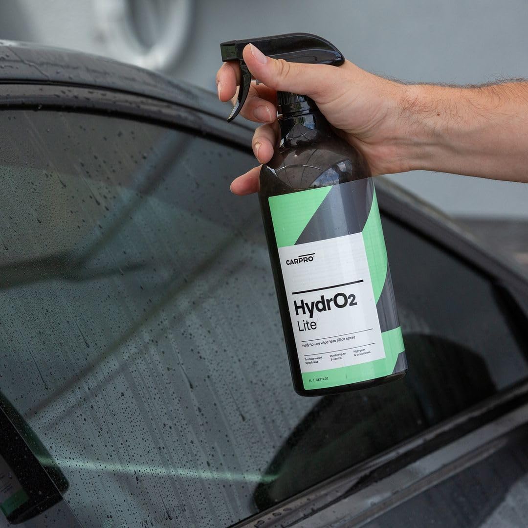 CARPRO HydrO2 Lite label close-up highlighting silica formula and production date