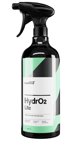 CARPRO HydrO2 Lite front bottle showing ready-to-use sealant and sprayer benefits