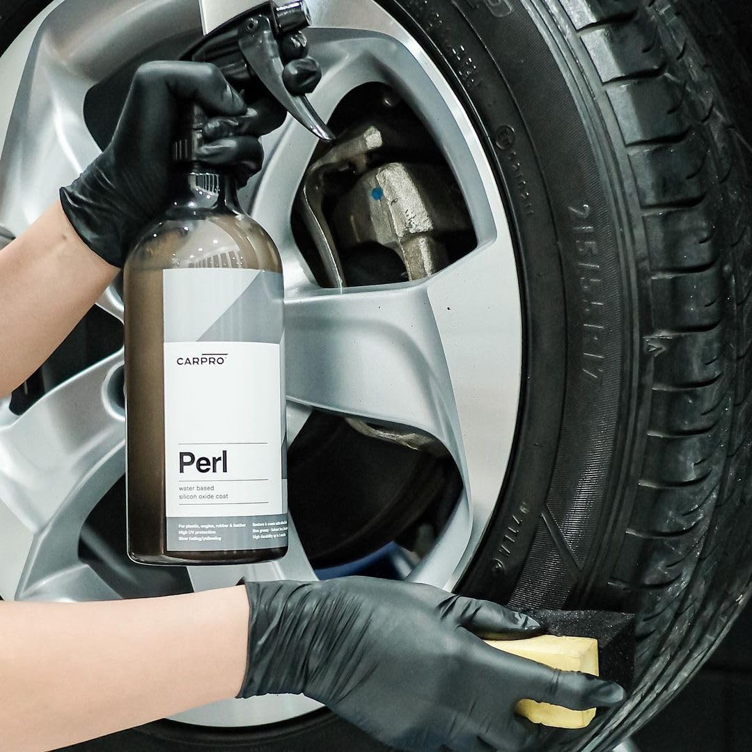 CARPRO PERL mixed in spray bottle showing dilution for versatile application