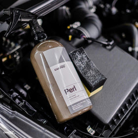 CARPRO PERL used in engine bay highlighting safe trim and hose conditioning