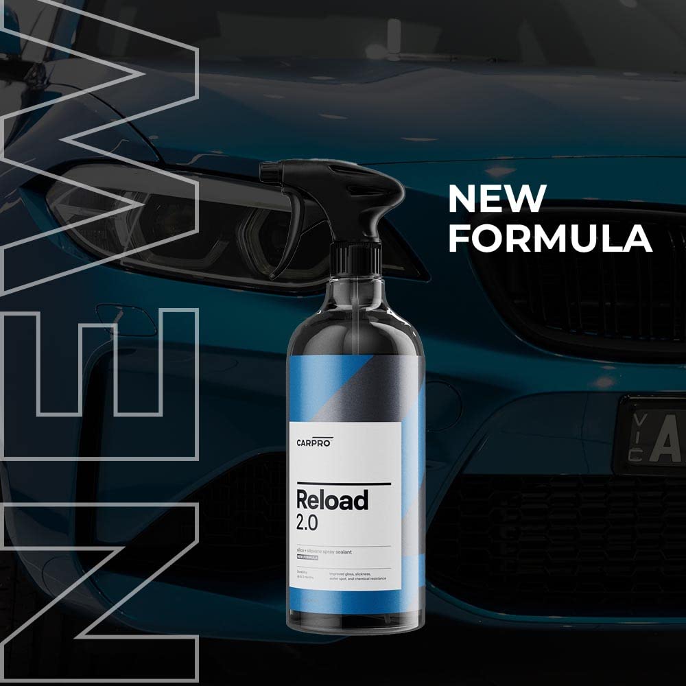 CARPRO spray nozzle detail demonstrating easy mist application for fast coverage