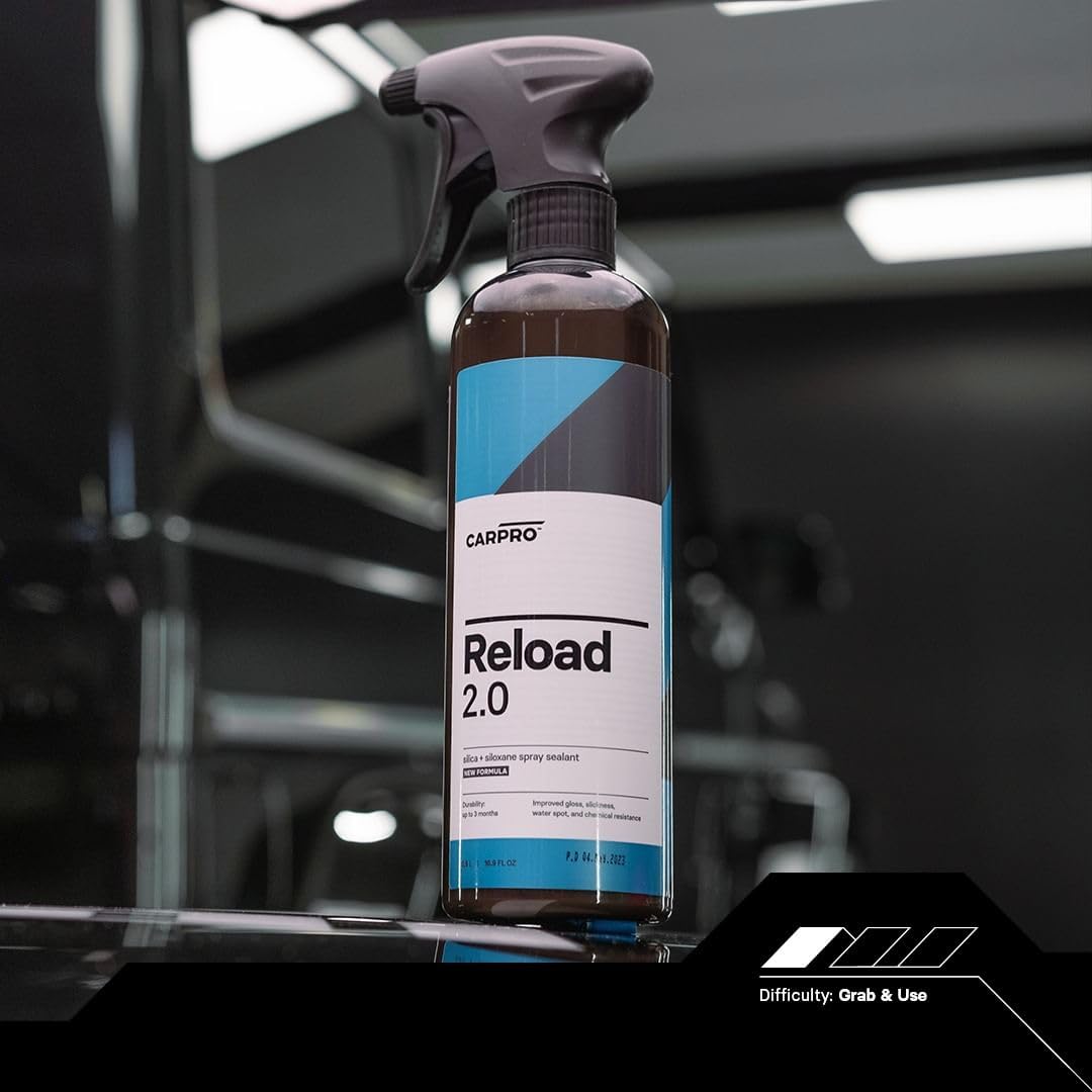 CARPRO surface water beading demonstrating strong hydrophobic protection and quick runoff