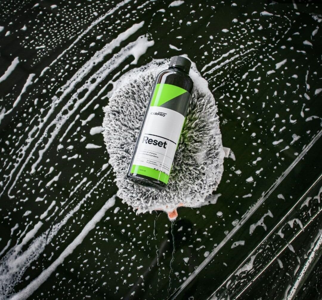 CARPRO Reset close-up of liquid texture showing gentle yet effective formula