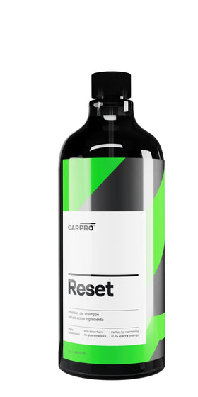 CARPRO Reset front label showing product name and benefits for coating care