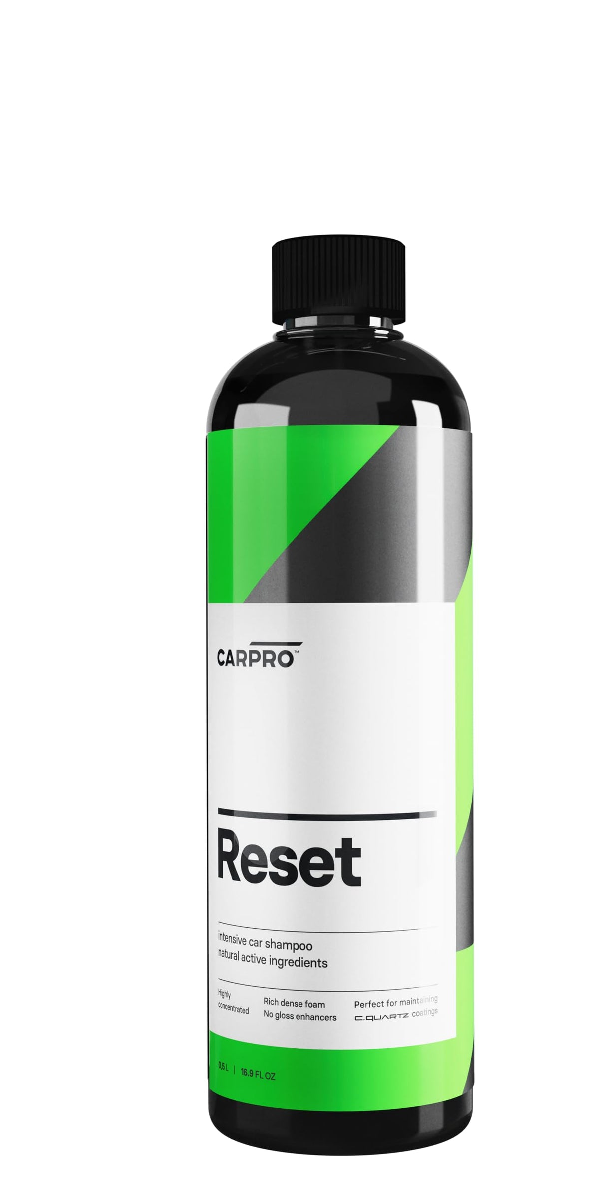 CARPRO Reset front label showing product identity and size benefit