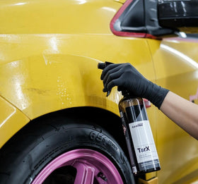 CARPRO TarX dissolving tar on paint, effective residue removal benefit