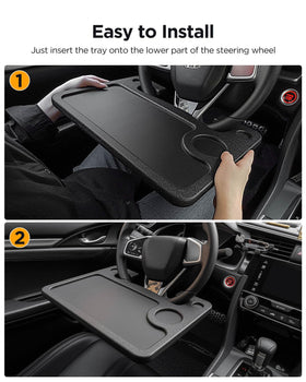 CarQiWireless stored in door pocket for quick access and portability