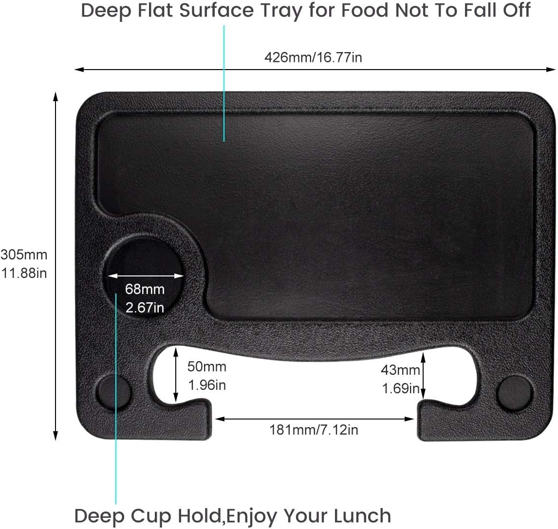 CarQiWireless stored in seat-back pocket showing easy compact storage