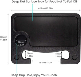 CarQiWireless stored in seat-back pocket showing easy compact storage