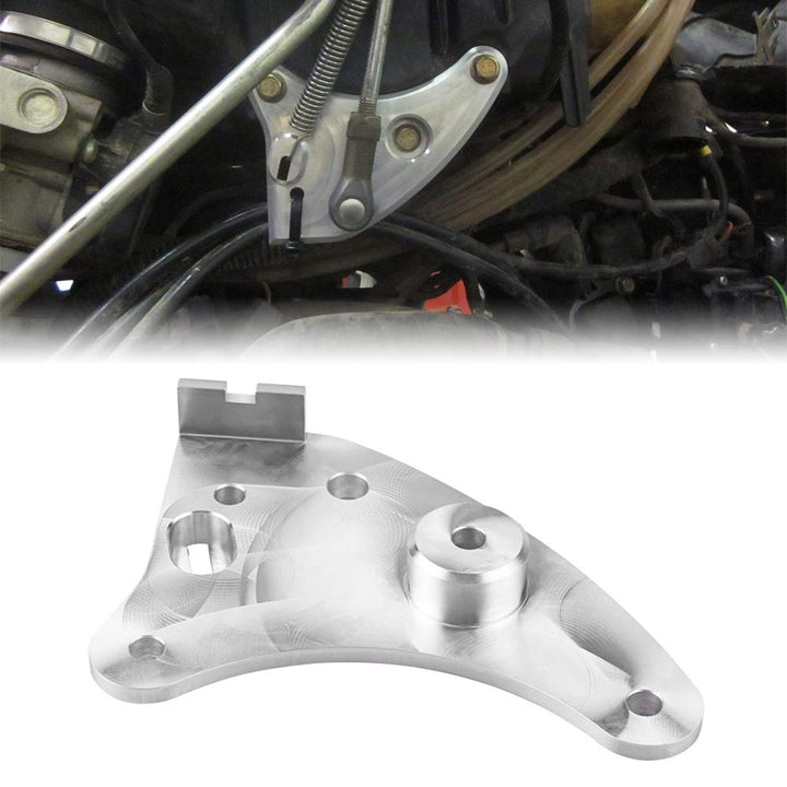 Carrfan shift arm base front view showing clean fit and durable design