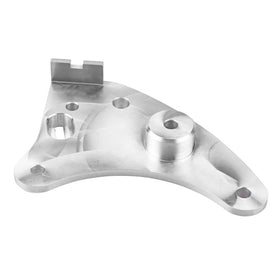 Carrfan shift arm base side profile showing billet aluminum thickness benefit