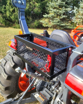 CarriTurf close-up of black powder-coat finish highlighting rust protection benefit