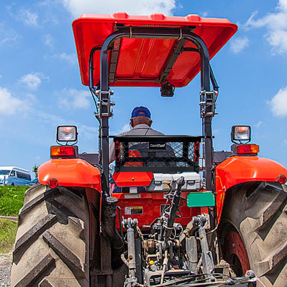 CarriTurf in mowing job lifestyle scene showing on-the-job convenience benefit