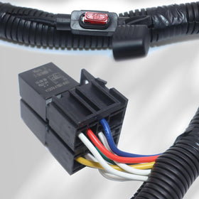 CARROFIX size and scale comparison showing compact harness for easy storage and install