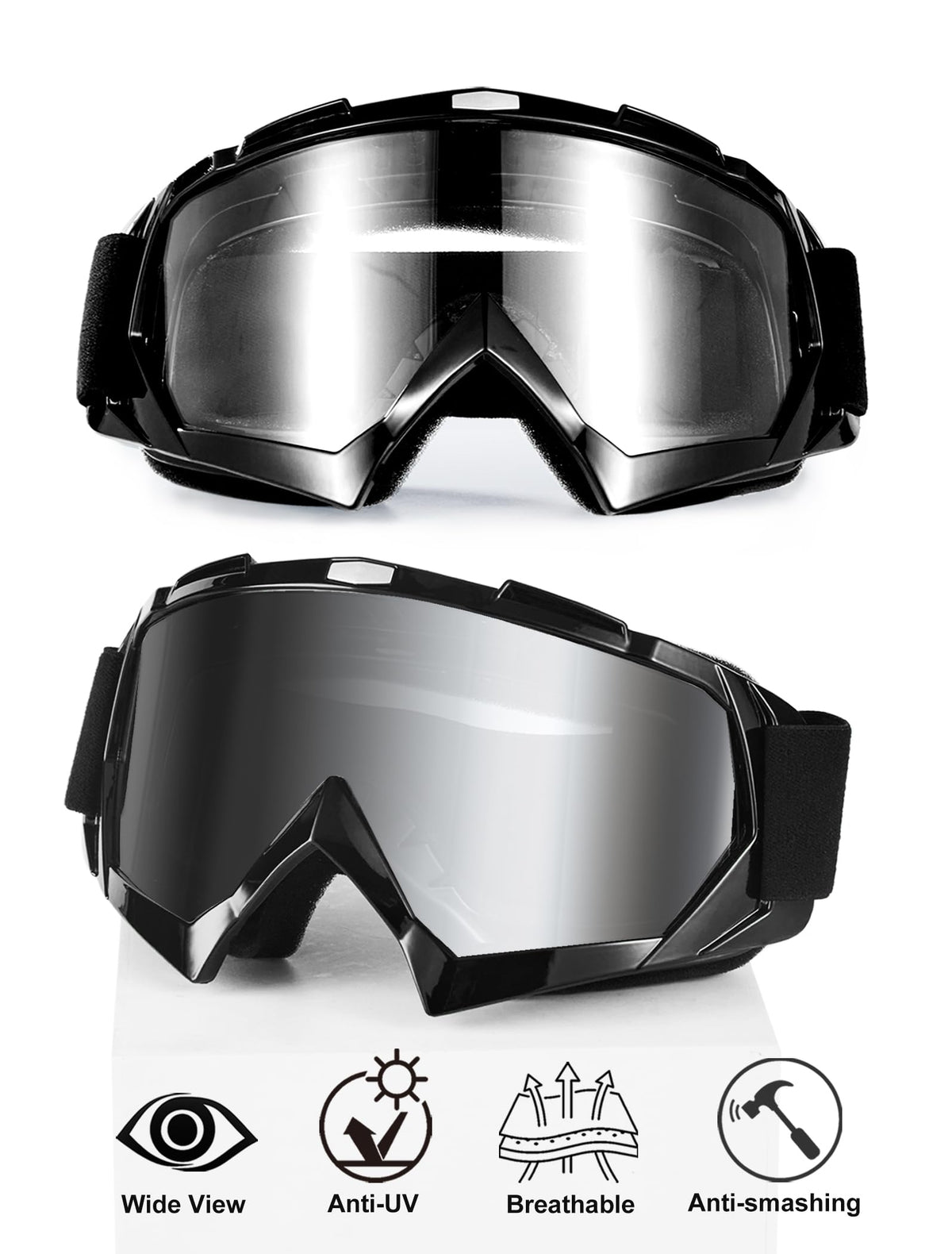 Carsories ventilation frame closeup showing anti-fog airflow benefit