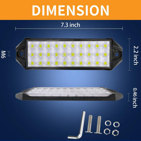 CarsPlay side profile highlighting thin bezel and space-saving flush mount benefit