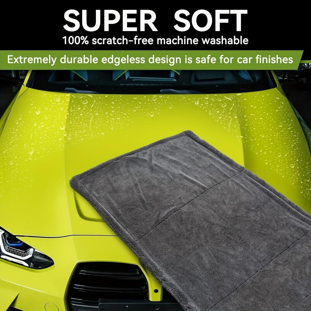 Cartisen towel wiping glass and mirror leaving streak-free clarity