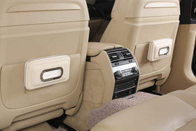 Cartisen installed on backseat headrest offering convenient passenger access
