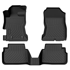 CARTIST front mats showing precise fit and full-footwell protection