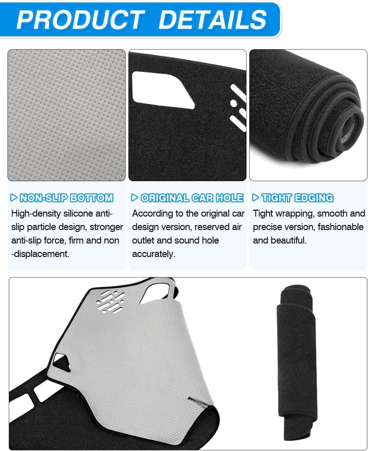 CARTIST underside with anti-slip silicone backing ensuring secure placement