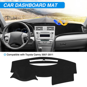 CARTIST installed dash cover from driver perspective reducing glare
