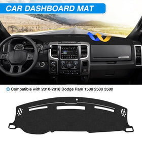 CARTIST installed on Ram dashboard driver view reducing windshield reflection
