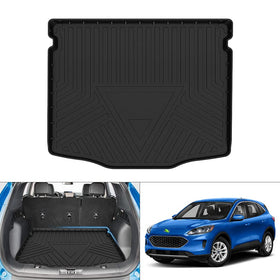 CARTIST front view of trunk liner showing full-fit protection and clean appearance
