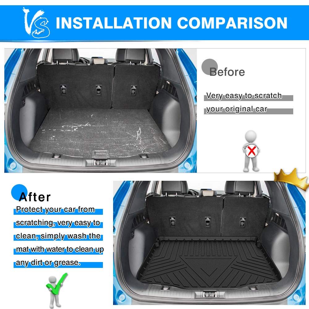 CARTIST liner installed in a Ford Escape trunk demonstrating precise fit and coverage