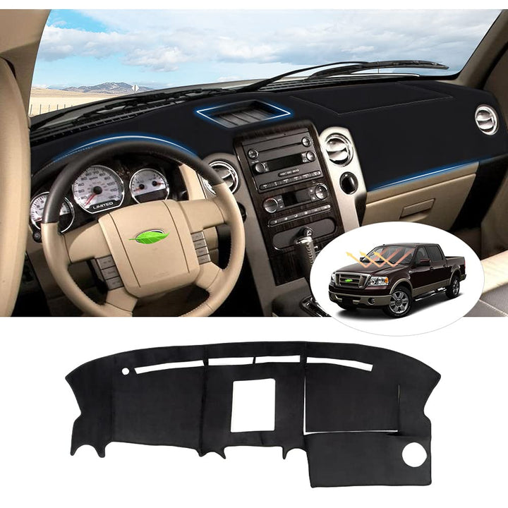 CARTIST front view showing precise fit and neat edges for F-150 dash
