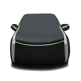 CARTIST front view of fitted SUV cover showing tailored fit and protection