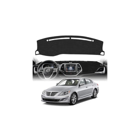 CARTIST front view of dash cover showing perfect dash alignment and protection