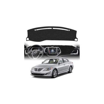 CARTIST front view of dash cover showing perfect dash alignment and protection