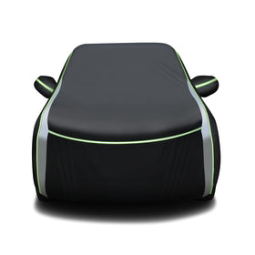 CARTIST front view on Highlander showing full fitted coverage and protection