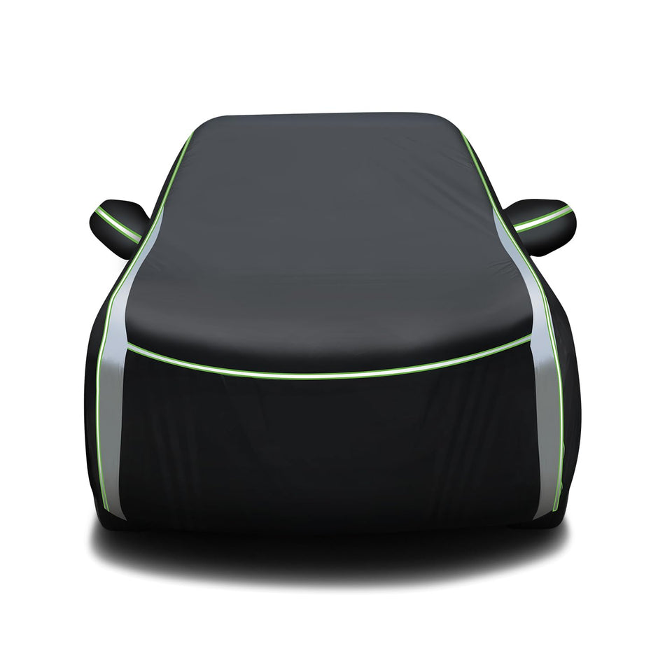 CARTIST front view on Highlander showing full fitted coverage and protection
