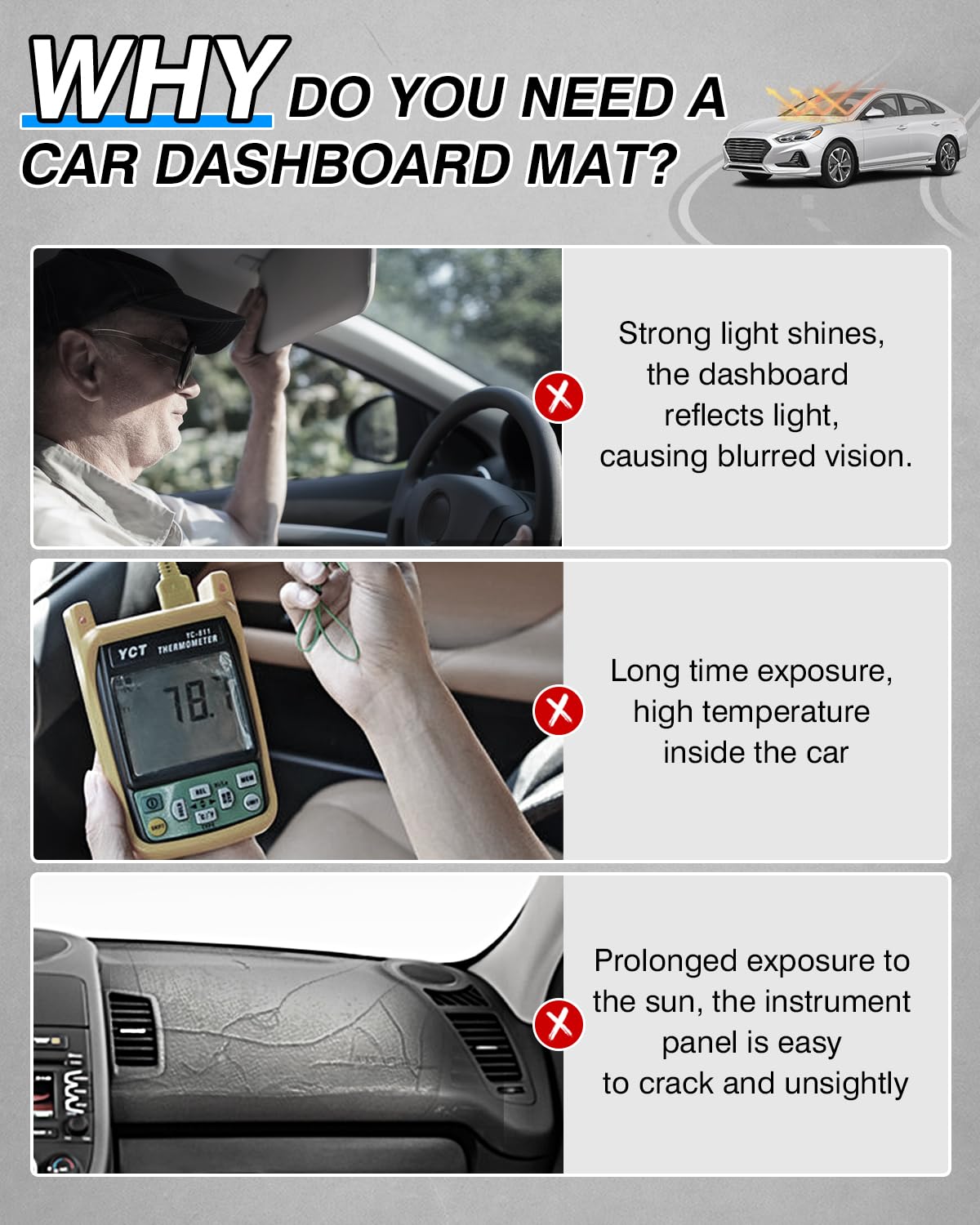CARTIST installed dashboard wide shot improving cabin visibility