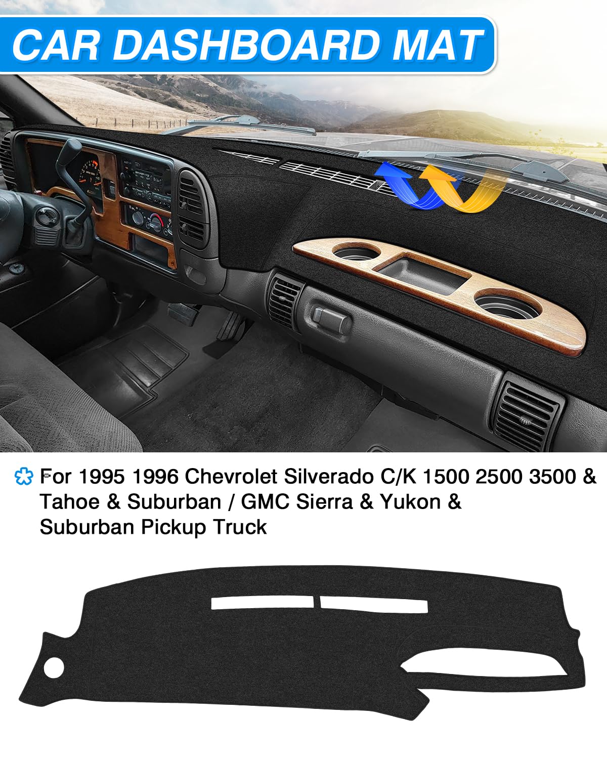 CARTIST installed on driver side illustrating reduced windshield reflection benefit