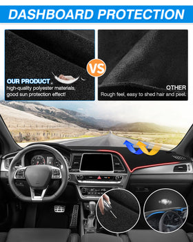 CARTIST silicone backing underside preventing slipping while driving