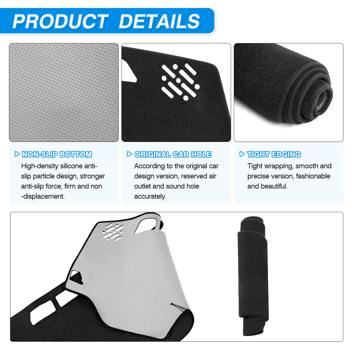 CARTIST cutouts at vents and sensors for perfect functional fit
