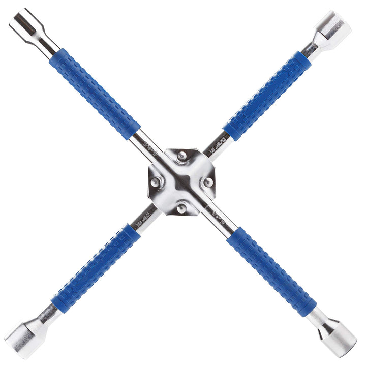 CARTMAN front view showing chrome cross lug wrench benefit durable construction