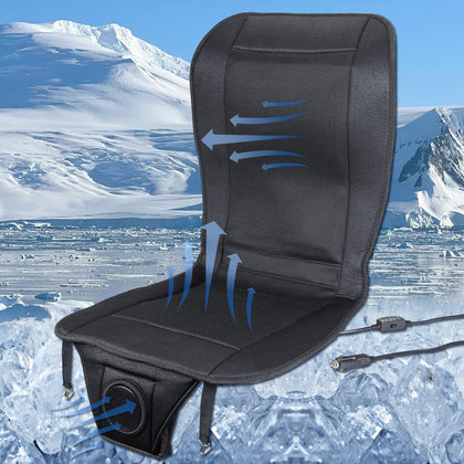 CARTMAN front view of cooling seat cushion showing breathable design and protection
