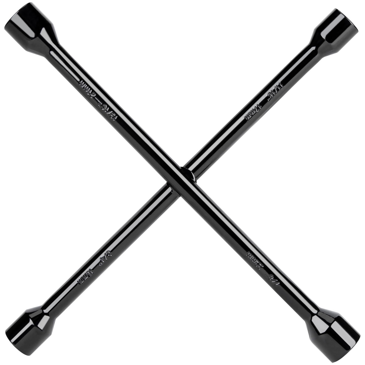 CARTMAN front view cross wrench showing four heads and balance for quick tire changes